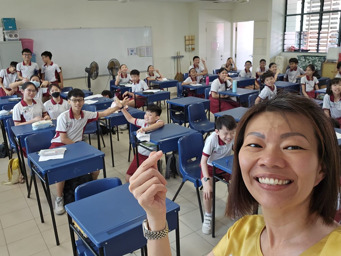 Allysia at a youth education activity